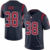 Nike Men & Women & Youth Texans 38 Justin Reid Navy Color Rush Limited Jersey
